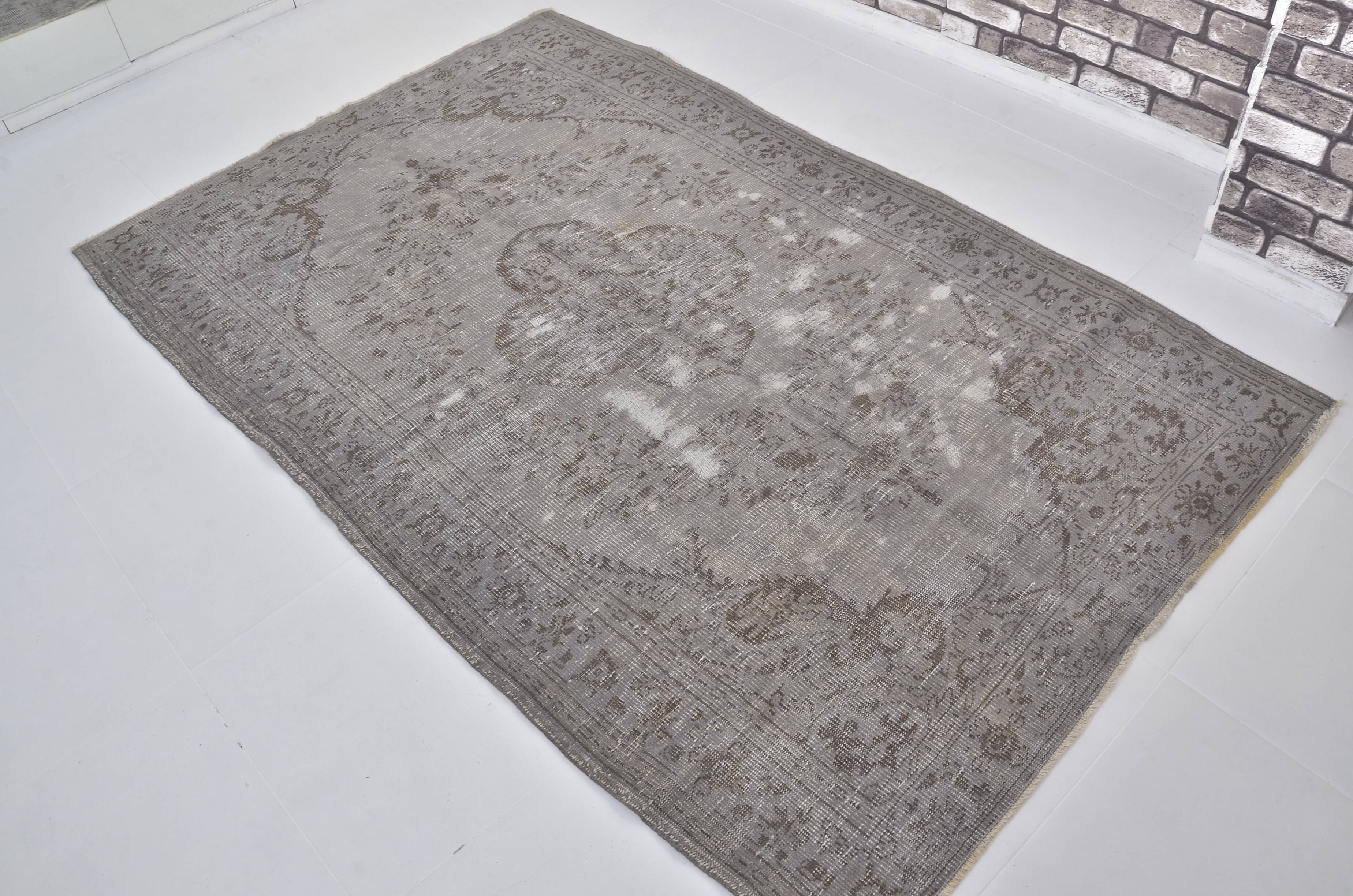 Grey Handknotted Area Rug sku 1510