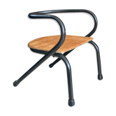 Chaise écolier enfant vintage de Jacques Hitier