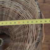 Rattan wicker lampshade