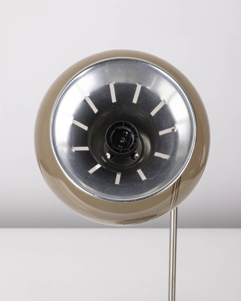 Vintage 50's table lamp in marble and perspex design lamter milano