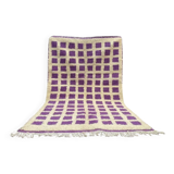 Handmade Berber rug in pure wool, size 150 x 250 cm