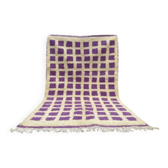 Handmade Berber rug in pure wool, size 150 x 250 cm