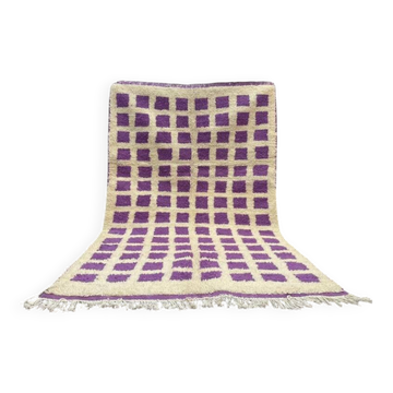 Tapis berbère en laine pure fait main taille 150 x 250 cm