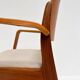 Ensemble de 4 chaises rembourrées Hartmut Lohmeyer pour Wilkhahn, années 1960.