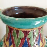 Large earthenware vase from Monaco Cerart 1950 1960