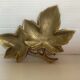 Maple leaf brass catchall