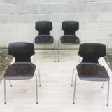 Set of 4 vintage chairs and Flottoto design