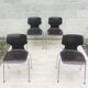 Lot de 4 chaises vintage et design Flottoto