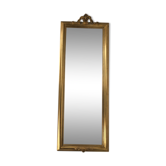 Miroir dorée style classique 32x82cm