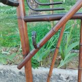 Porte manteau en bambou ancien vintage
