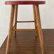 Vintage wooden stool from the 50s