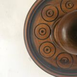 Pair of carved wooden wall hooks