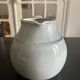 large blue ceramic pitcher