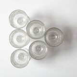 Set of 6 Ravenhead Siesta Bark Shot Glasses 6 cl / United Kingdom / 1970s