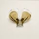 Set of 2 Smoked Glass Wall Lamps by J.T. Kalmar