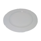 Plat rond porcelaine blanche