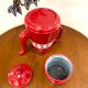 Old enamelled coffee maker from the 60s