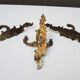 3 Old Louis XV Style Sconces in Brass