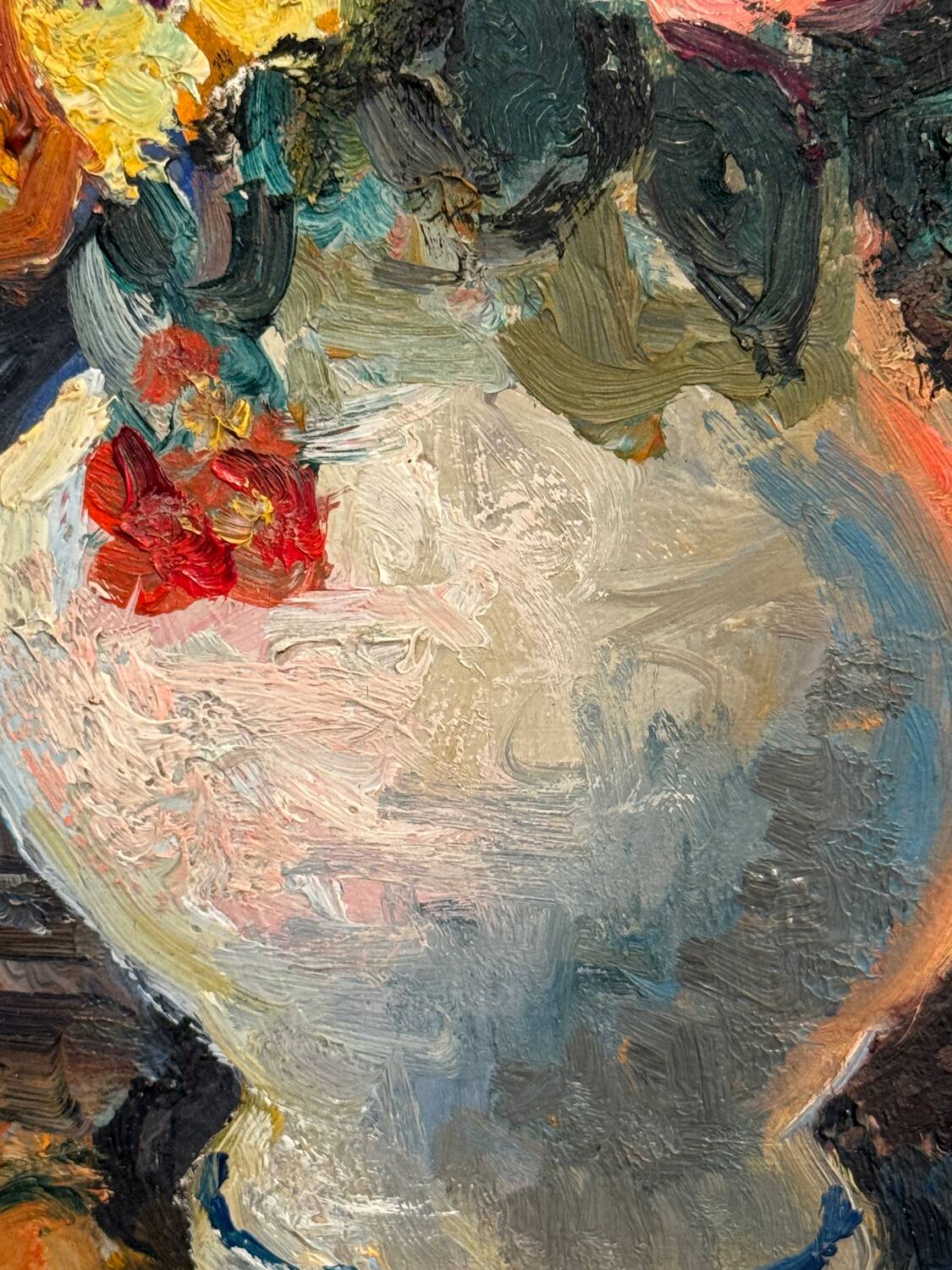 Still life with wild flowers, signed, early 20th century