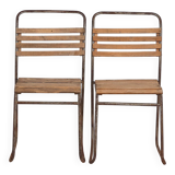 Chaises de jardin anciennes (c.1920). Ensemble de 2 pièces n°7