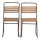 Chaises de jardin anciennes (c.1920). Ensemble de 2 pièces n°7
