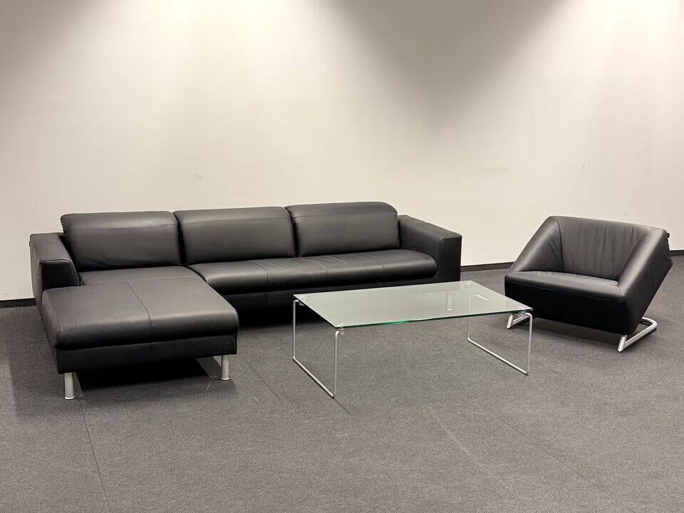 Rolf Benz Freistil Living Room Set-Corner sofa Armchair coffee table 3-piece