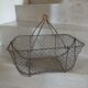 Old metal basket