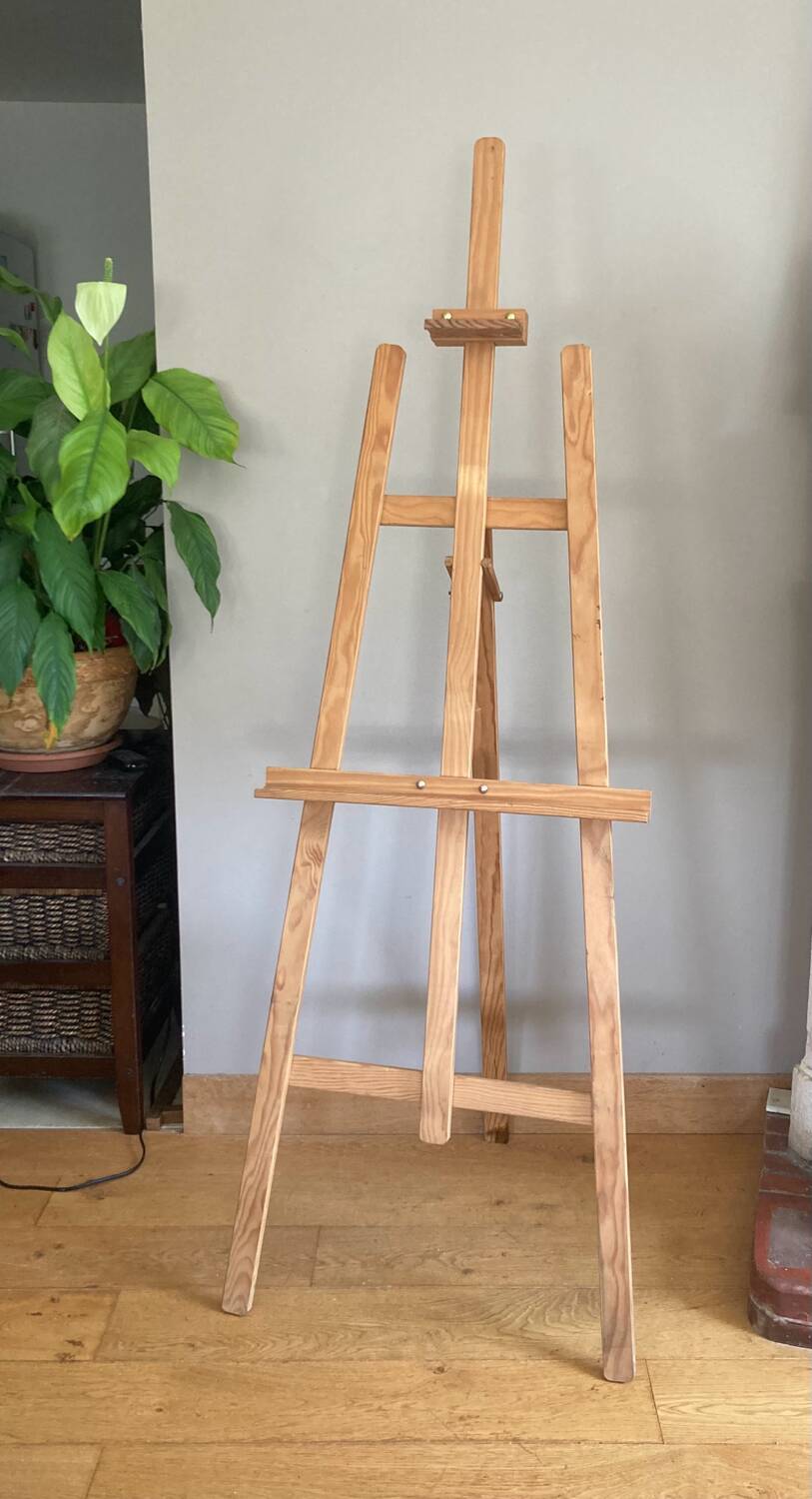 20th century solid pine painter's easel