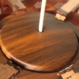 Copper pendant light by Werner Schou for Coronell Electro, Denmark, 1969.