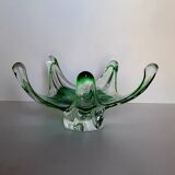 Art glass cup in the style of Josef Hospodka's creations for the v