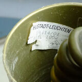 large cristallux hustadt adlustable PENDANT LAMP acrylic and brass
