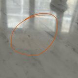 Table lounge Red Etidion Marbre blanc