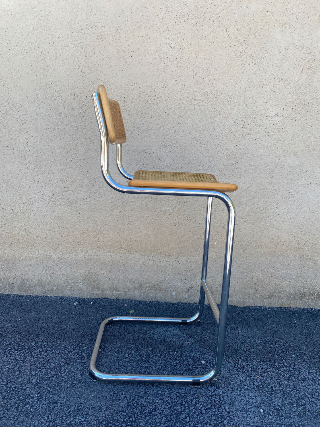 Paire de chaises de bar Cesca par Marcel Breuer Edition 1970