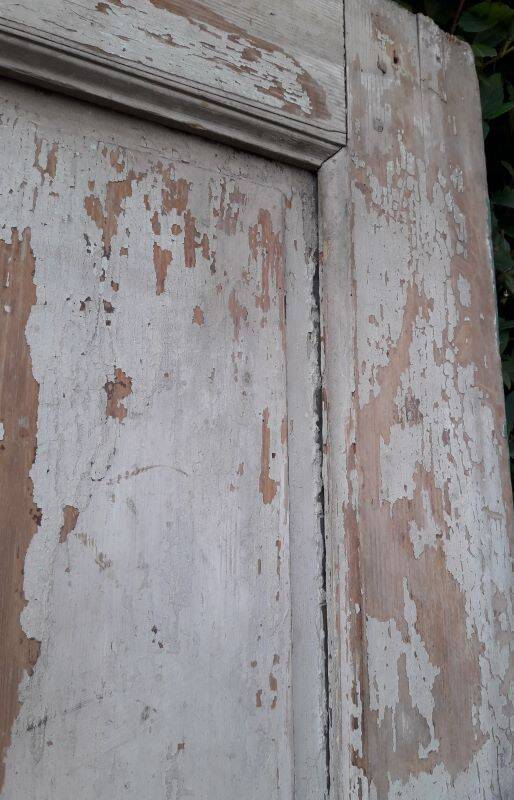 Door H186.5xW75cm with 18th century interior molding