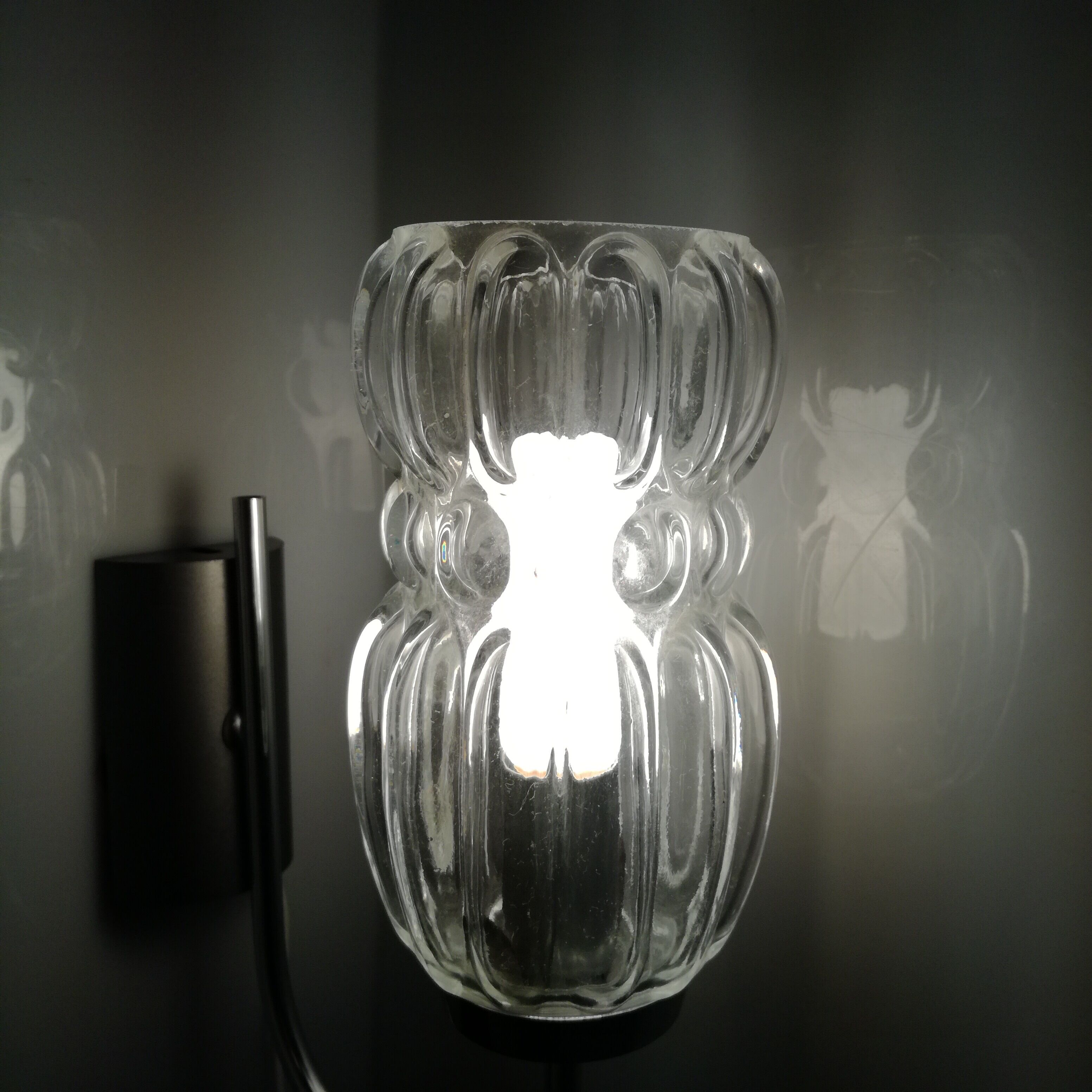 Rigodon glass sconces 1970