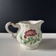 Sarreguemines earthenware milk jug, Cernay decoration, vintage — painted flowers