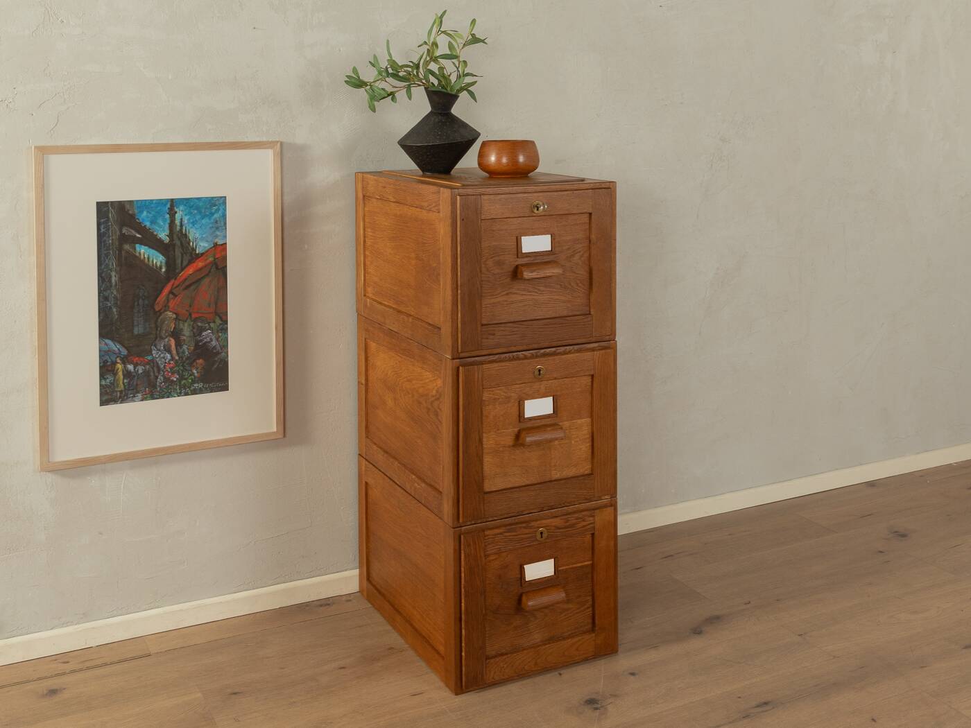 1920s file cabinet, vintage