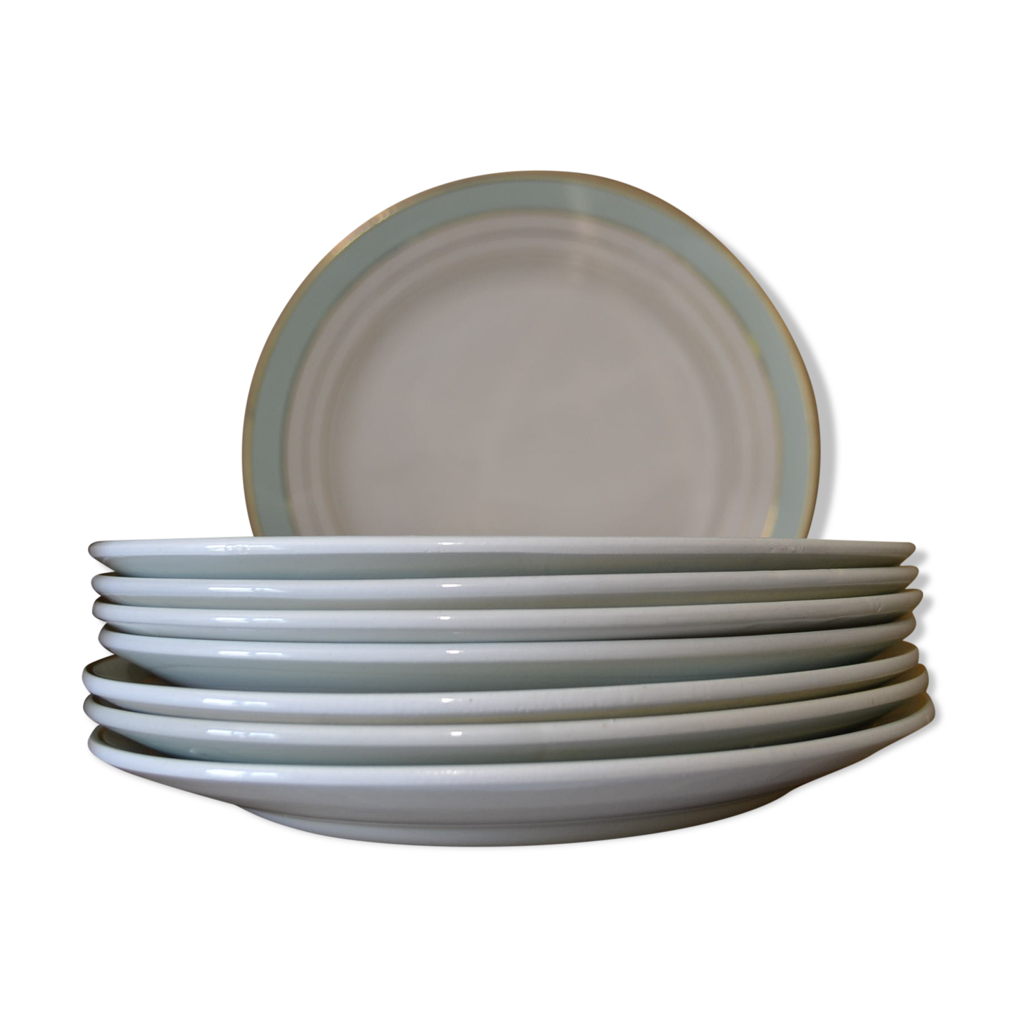 Assiettes Luneville modèle Régence