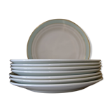 Assiettes Luneville modèle Régence
