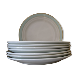 Assiettes Luneville modèle Régence