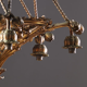 Bronze chandelier Eugène Soleau