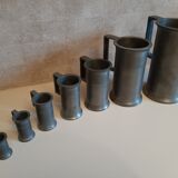 Seven jr stamped tin bars with punches