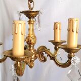 5-light bronze chandelier