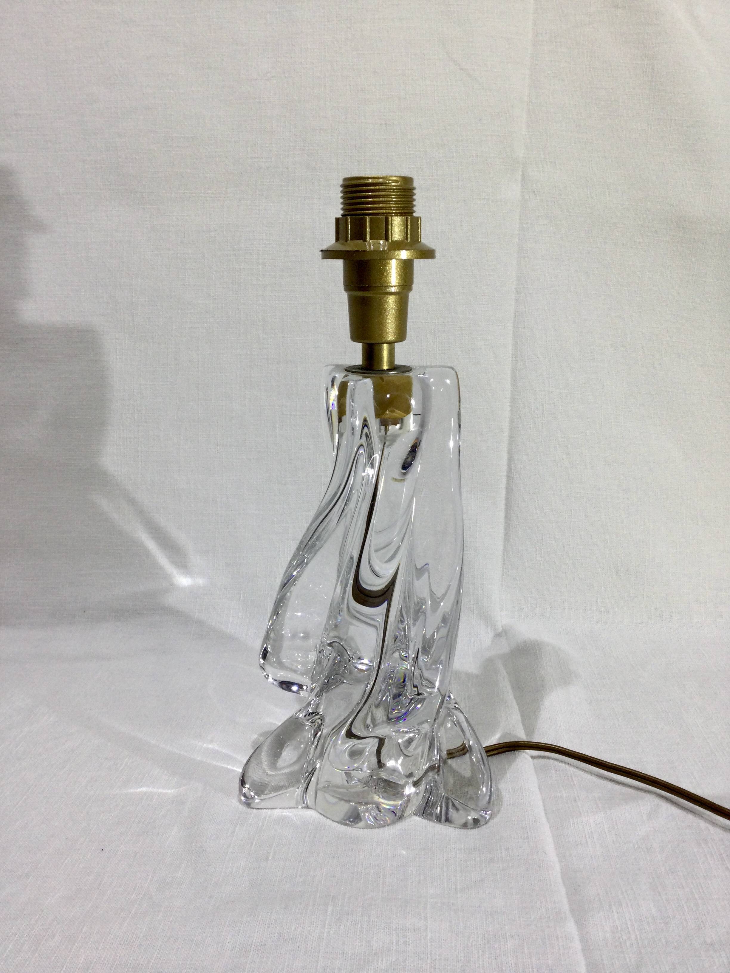 Sèvres crystal lamp base
