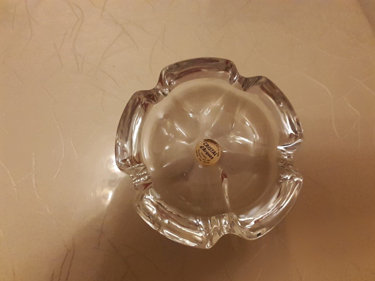 Arques crystal ashtray
