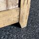 Parisian sideboard two doors, two drawers in natural wood