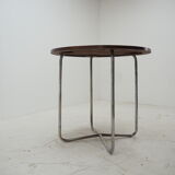 1940s Bauhaus Chrome Dining Table by Robert Slezak