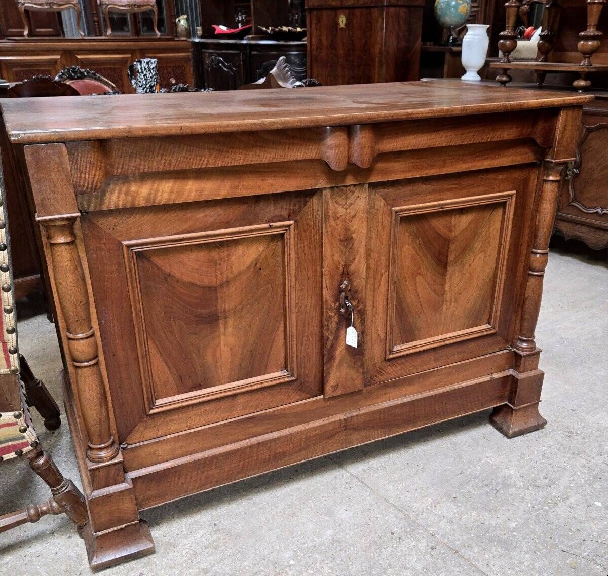 Empire-style walnut buffet