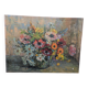 Tableau, bouquet de fleurs, huile sur toile