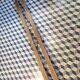 Pair of vintage wooden skis L=203
